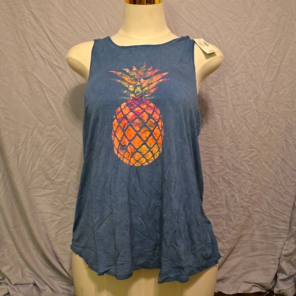 Nwt Maurice's pineapple tank xl